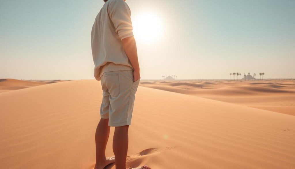 Can you wear shorts in Dubai desert?