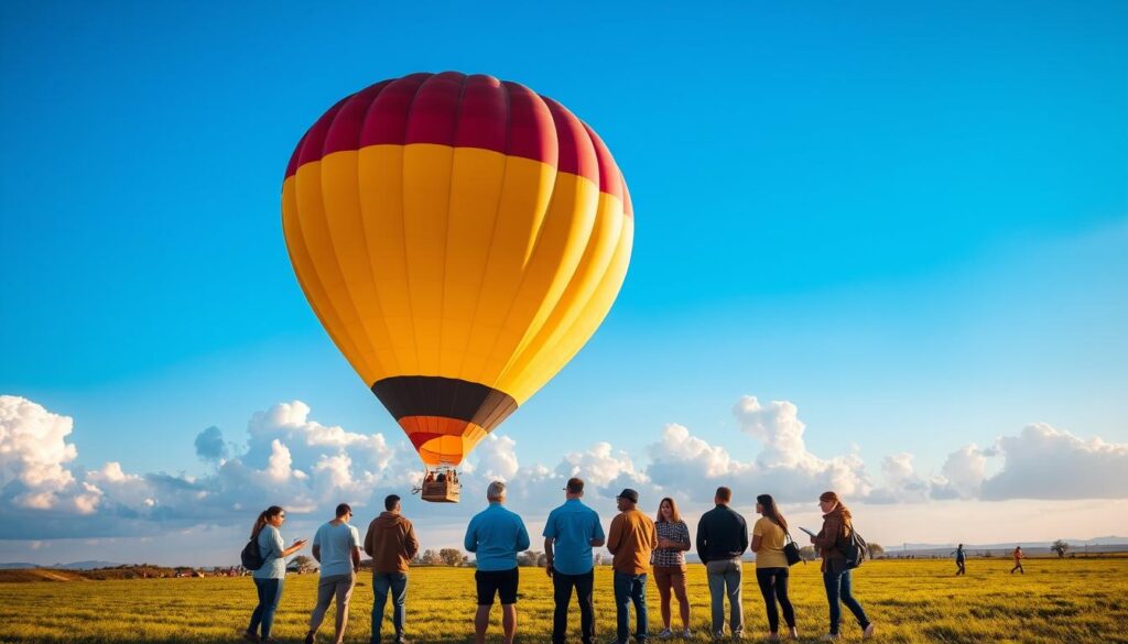 Do you get weighed before hot air balloon?