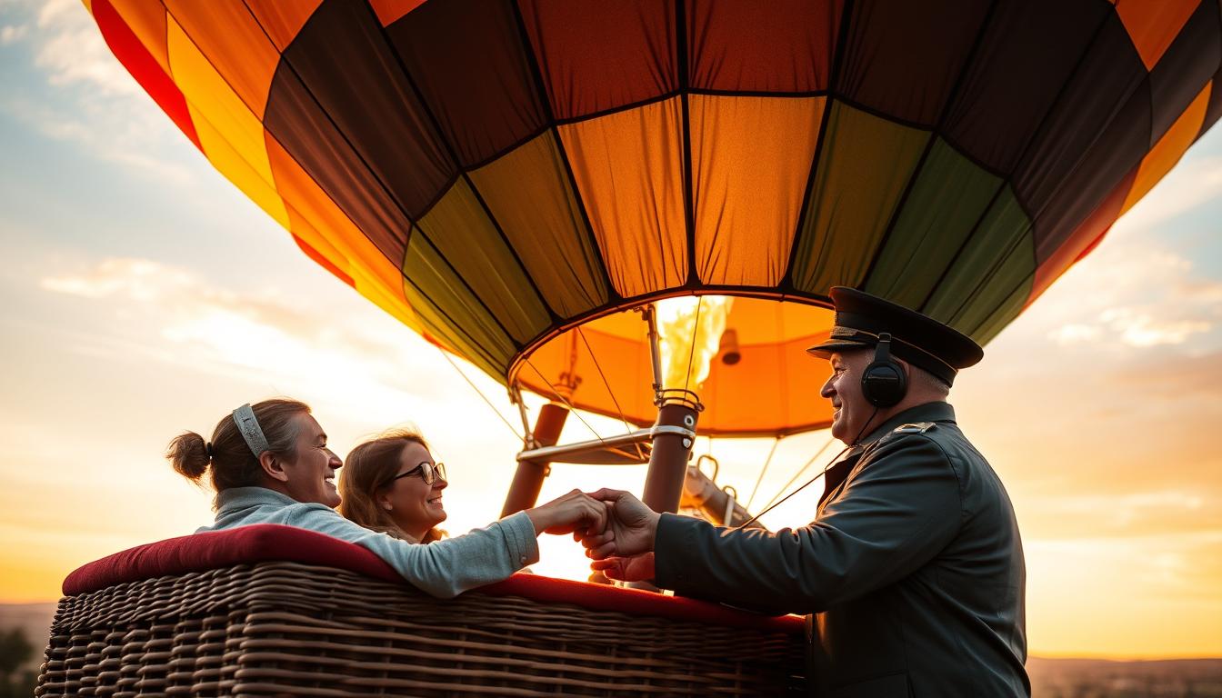 Do you tip after a hot air balloon ride?