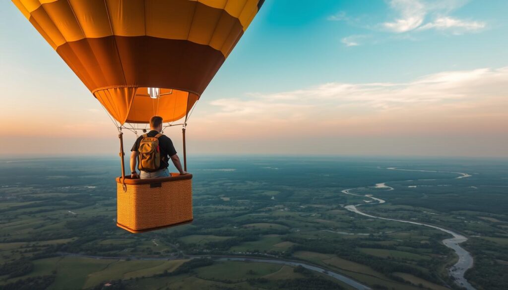 Do you wear a parachute in a hot air balloon?