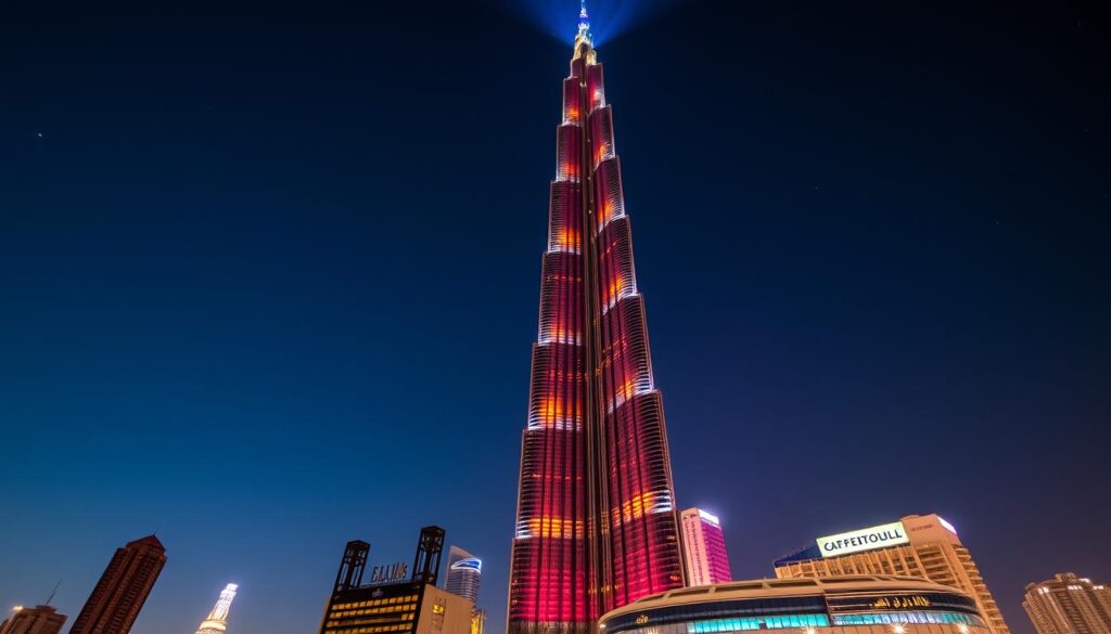 Does the Burj Khalifa light up every night?