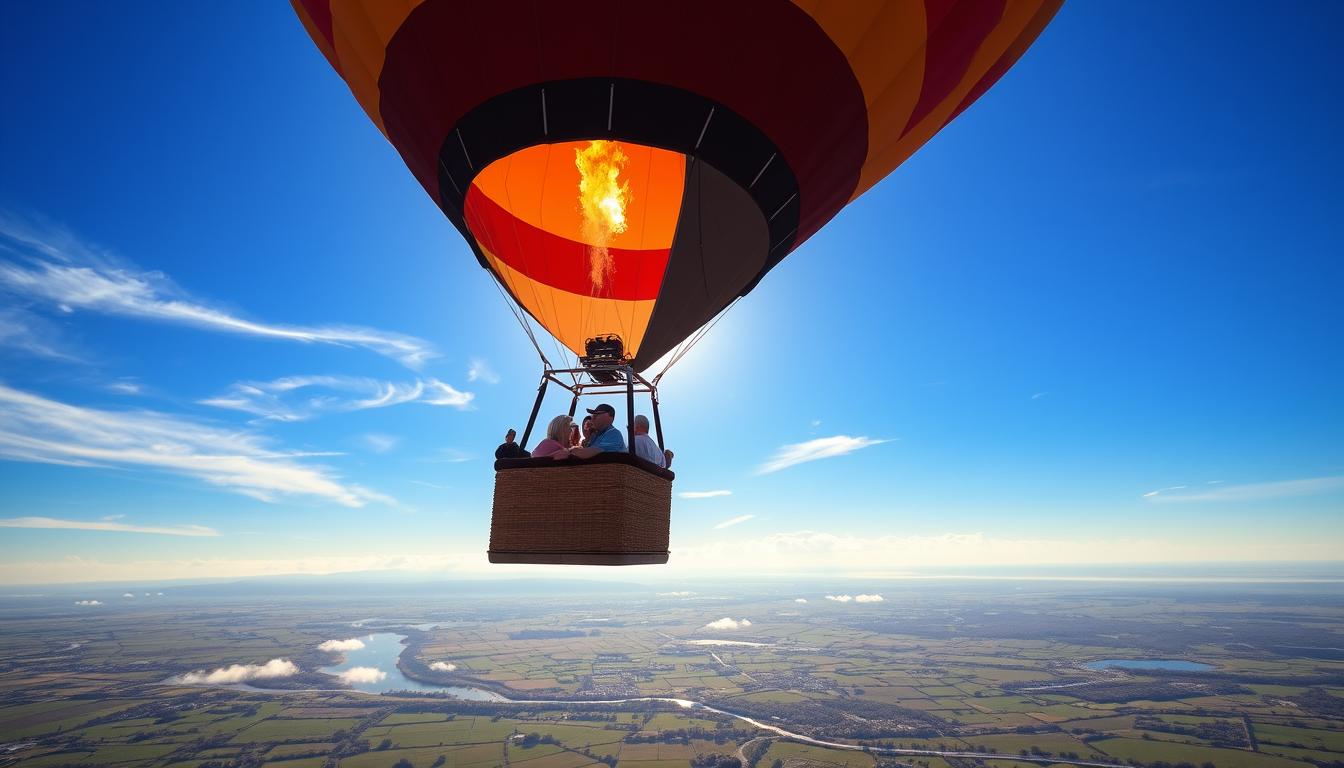 How fast can you go in a hot air balloon?