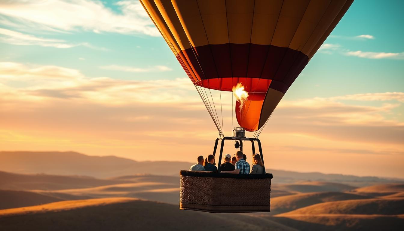 How long can you stay in a hot air balloon?