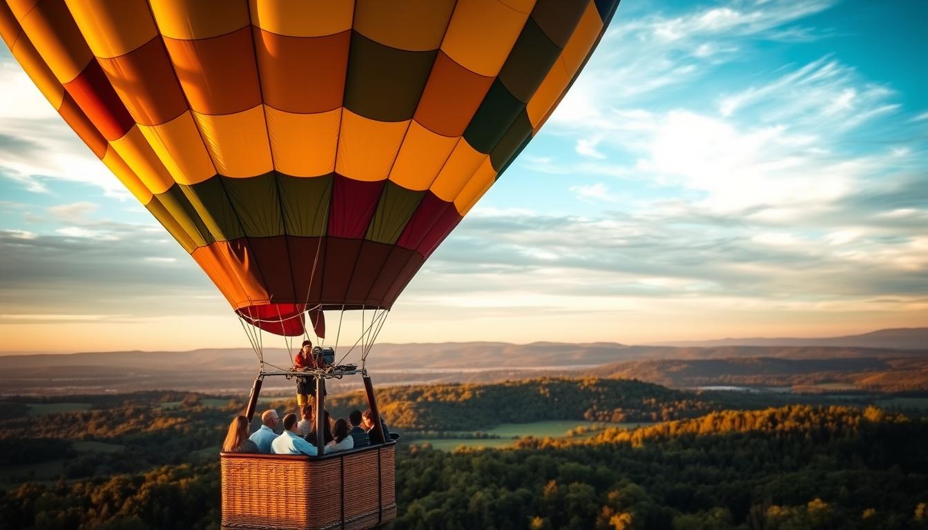 How long do you stay up in a hot air balloon?