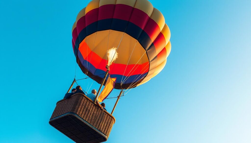 How many passengers can fit in a hot air balloon?