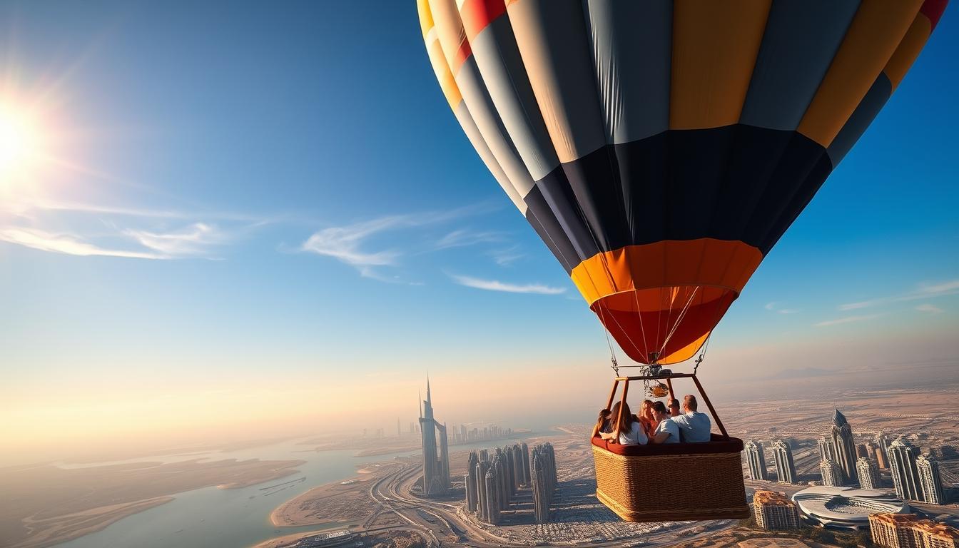 How much does it cost to fly in a hot air balloon in Dubai?