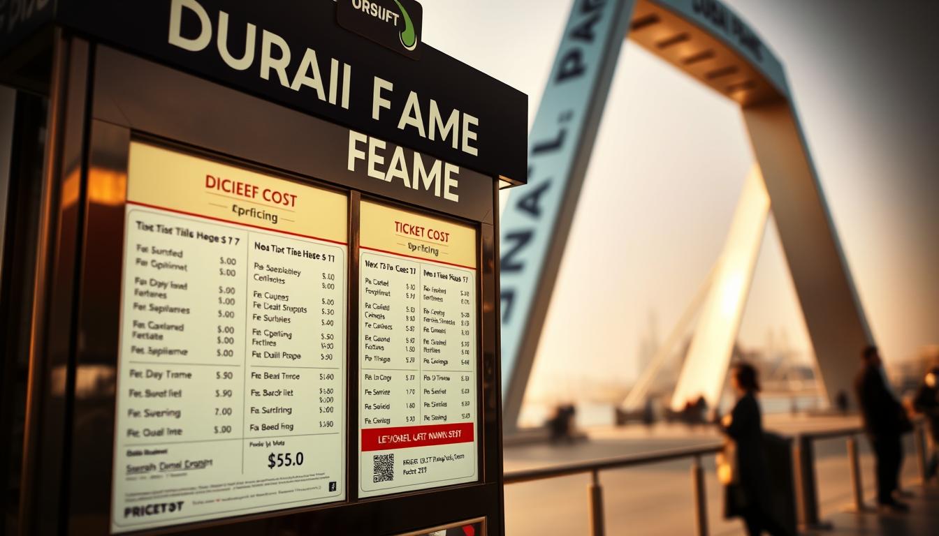 How much does it cost to see the Dubai Frame?