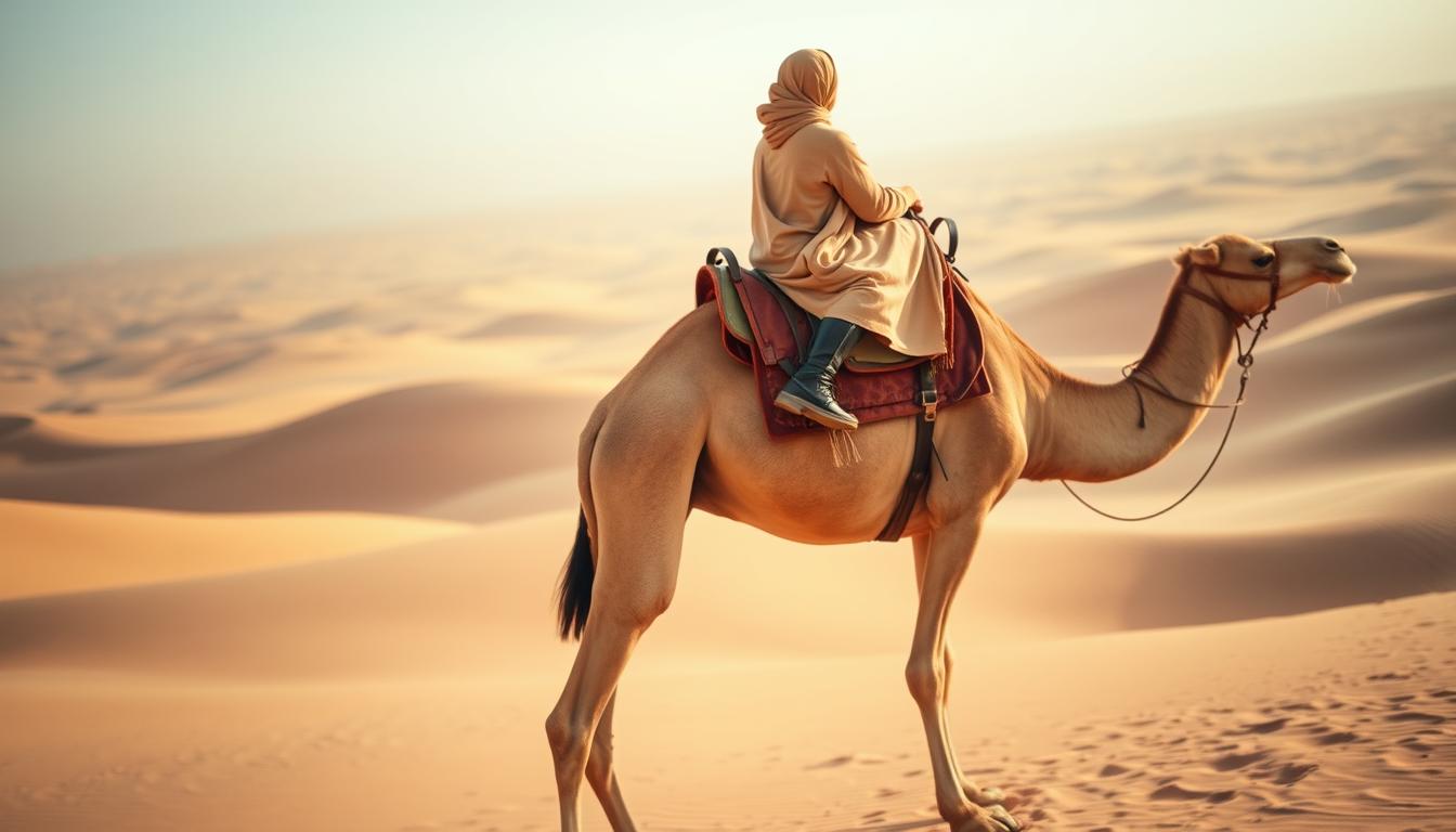 How should I dress for a camel ride?