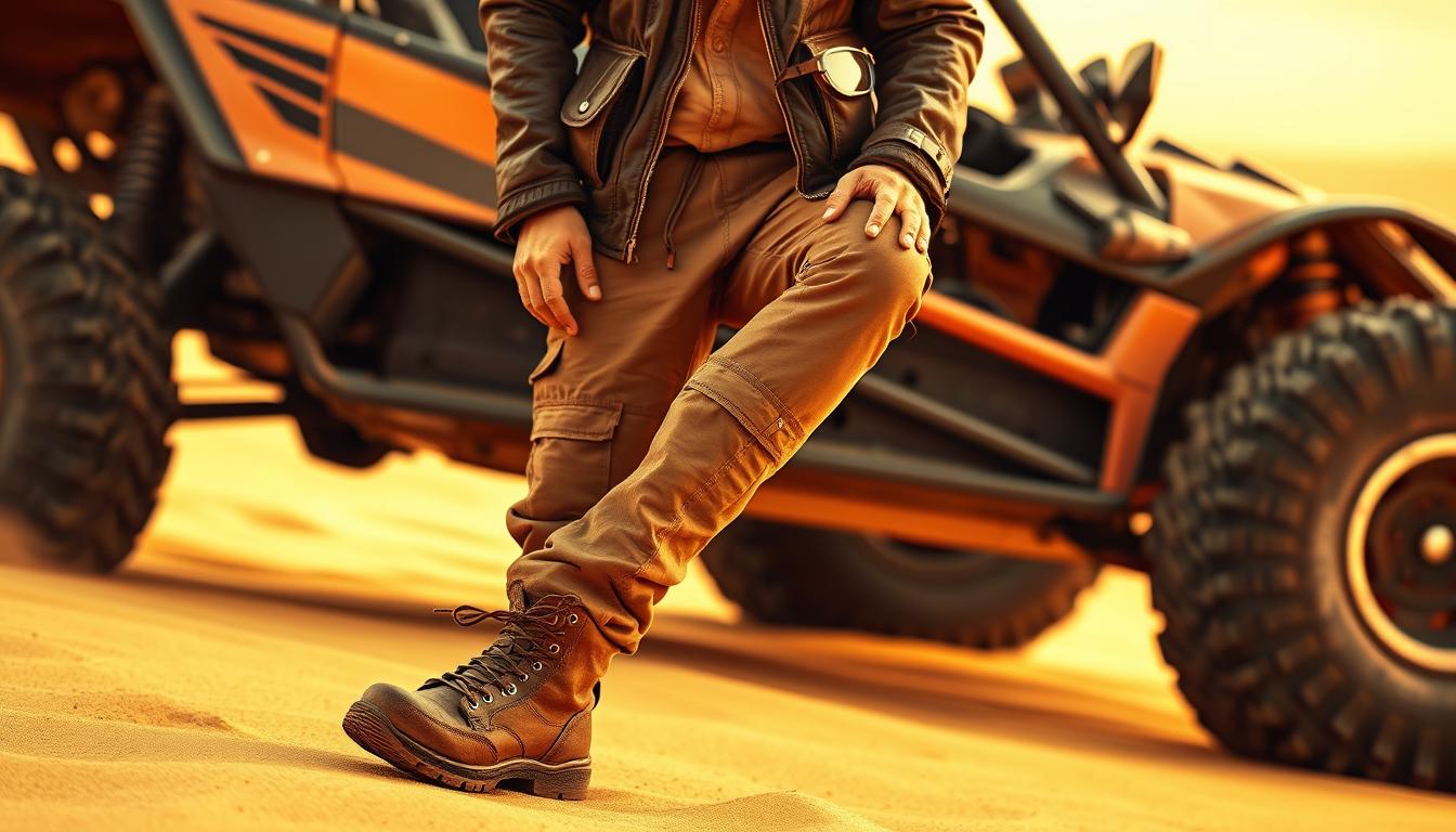 How to dress for a dune buggy?
