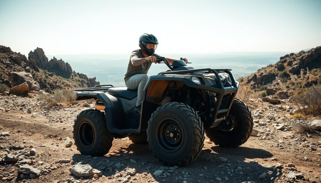 How to not tip an ATV?