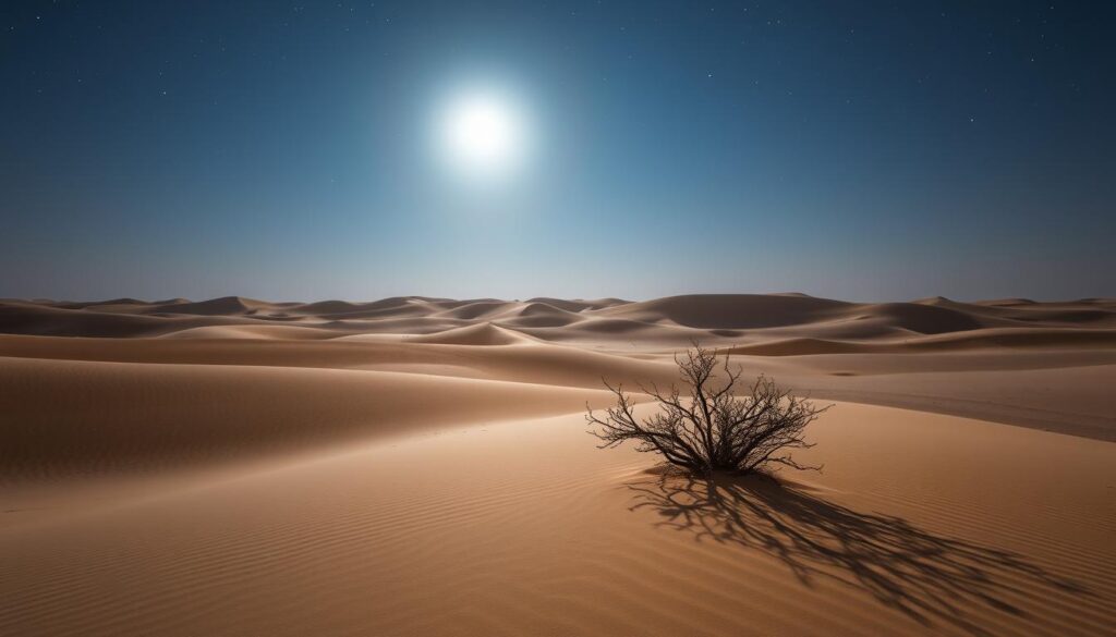 Is Dubai desert hot at night?