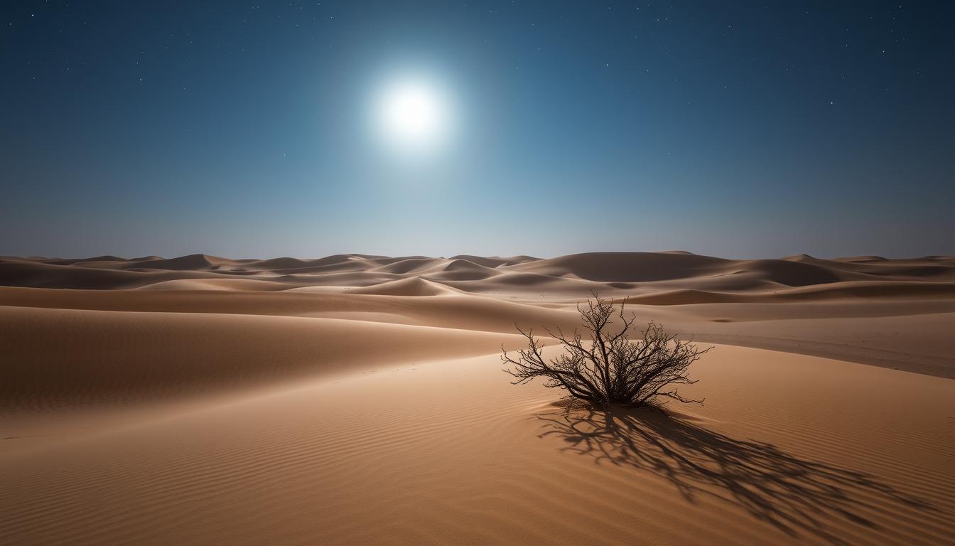 Is Dubai desert hot at night?
