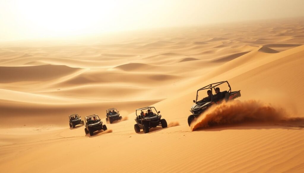 Is dune bashing in Dubai scary?