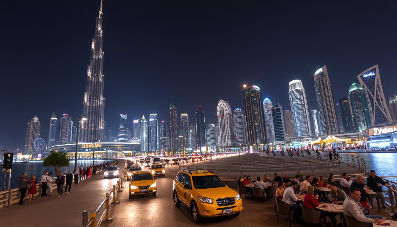 Is it safe to walk around Dubai at night?