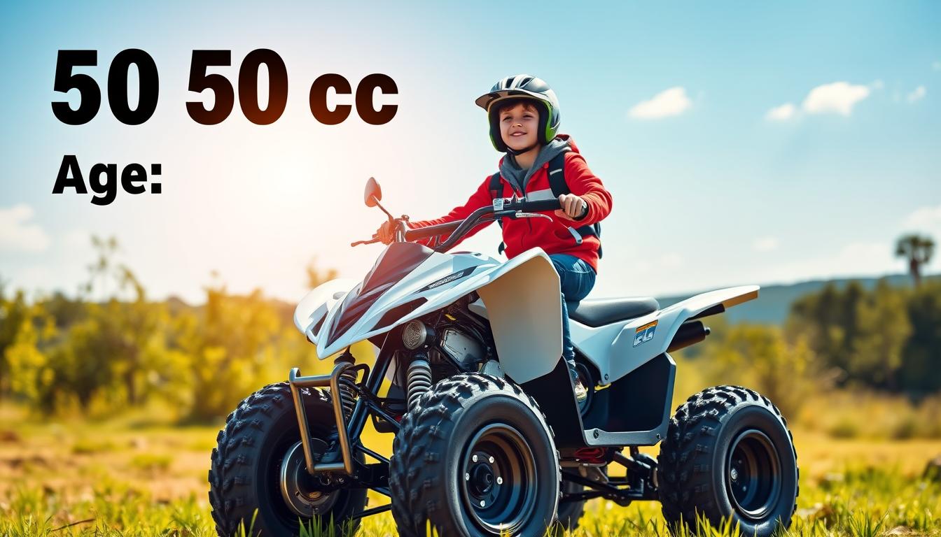 What age is a 50cc quad for?