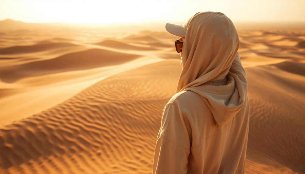 What color should you wear in the desert?