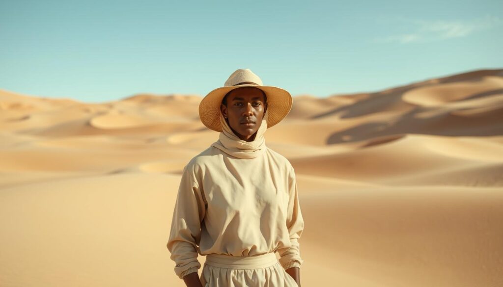 What color should you wear in the desert?