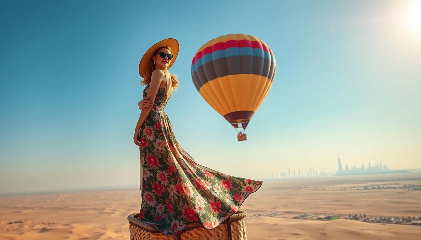 What do you wear on a hot air balloon ride in Dubai?