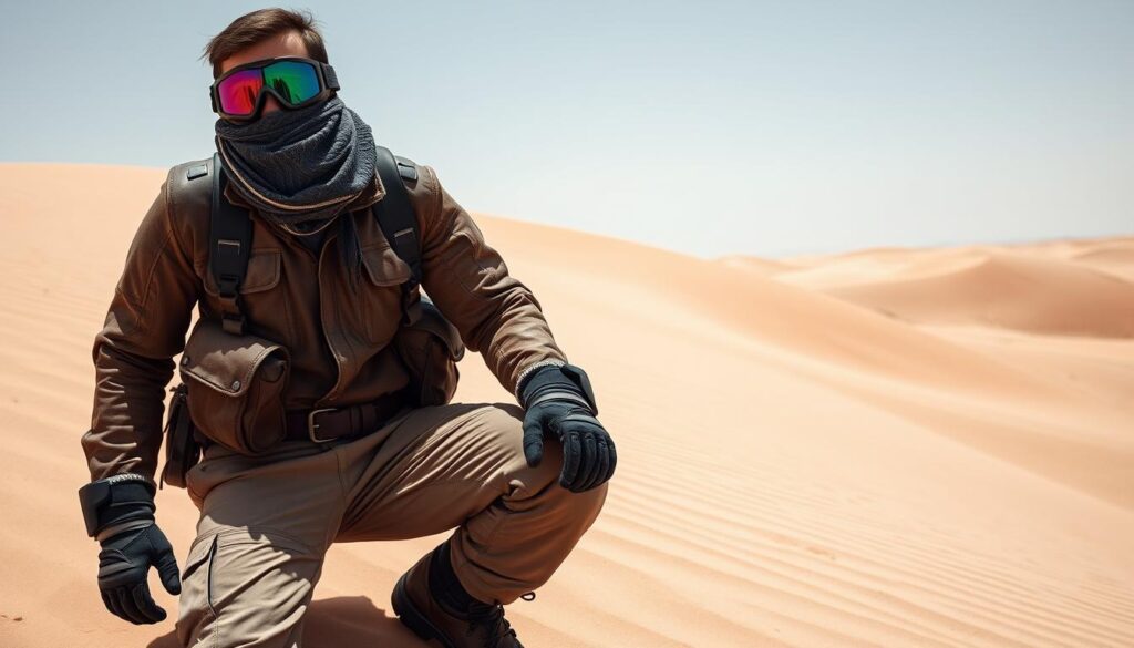 What do you wear when dune bashing?