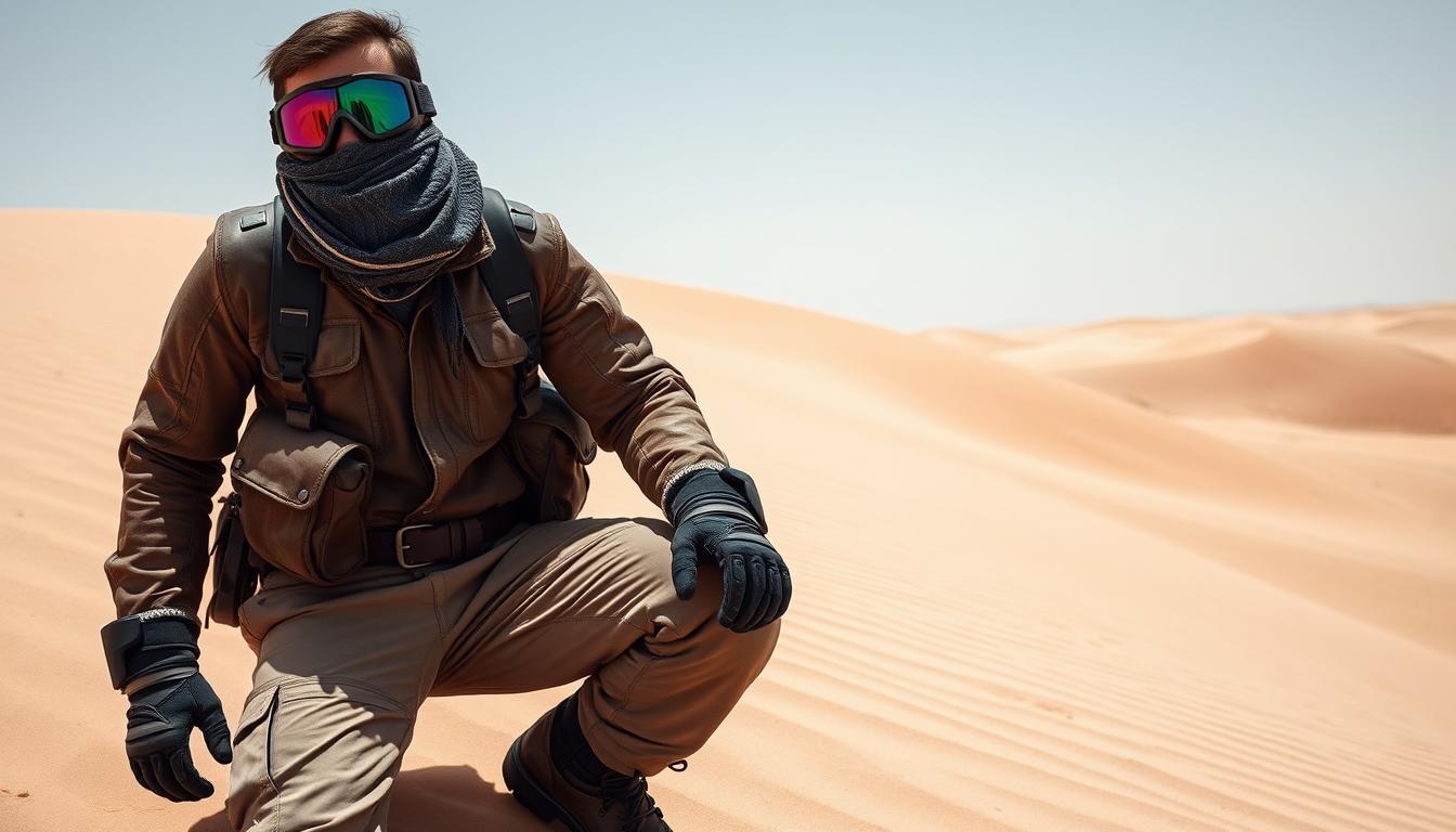 What do you wear when dune bashing?