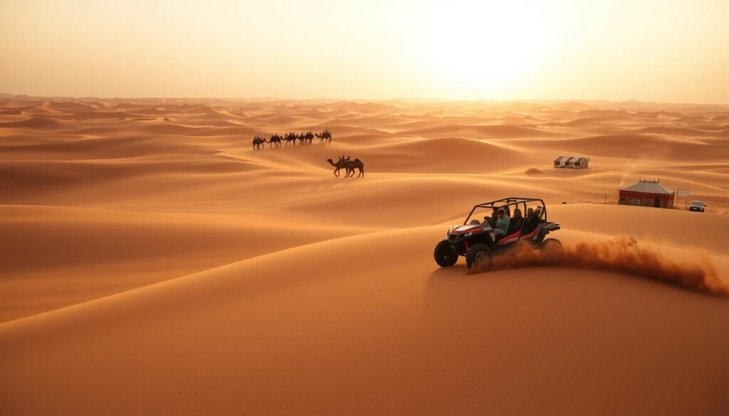 What does the Dubai desert safari include?