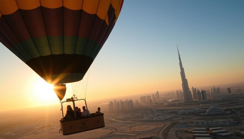 What is the best time for hot air balloon in Dubai?