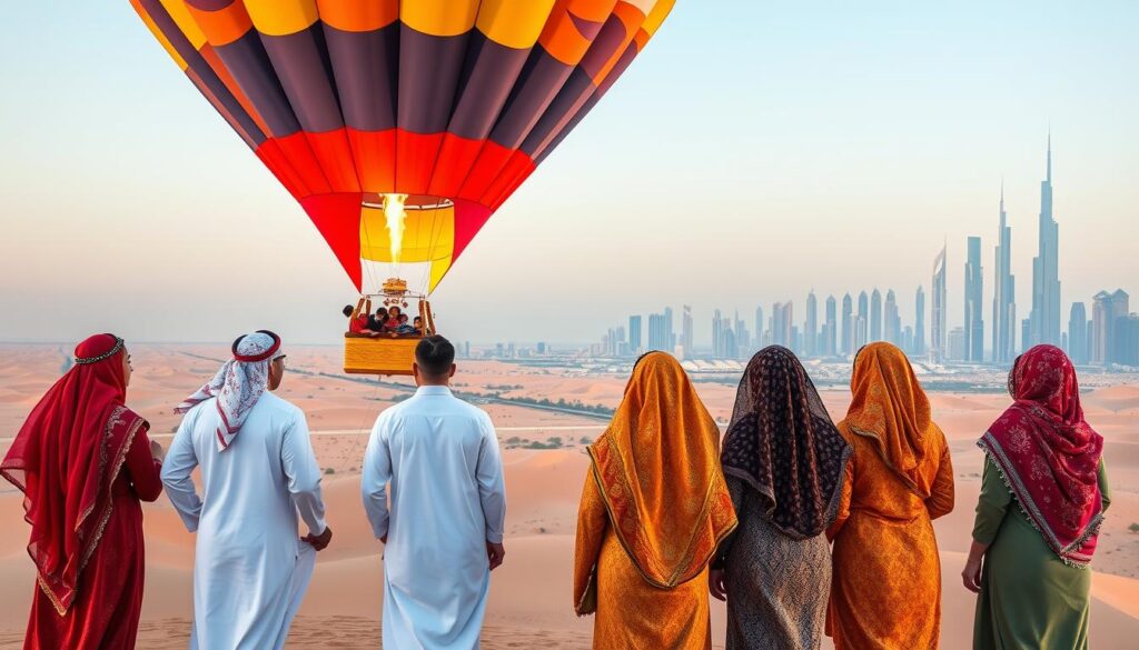 What to wear a hot air balloon in Dubai?
