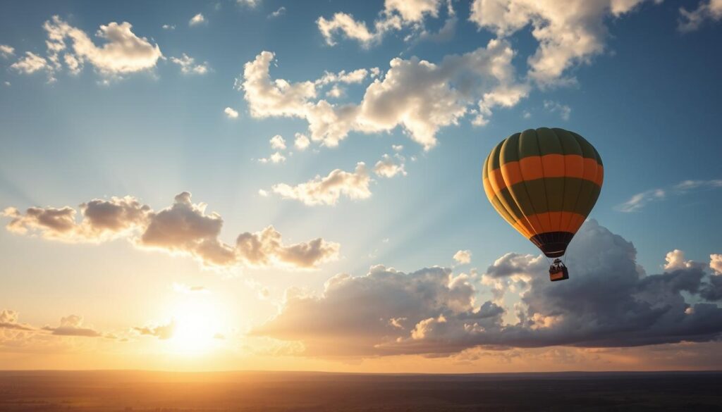 What weather is good for hot air balloon?