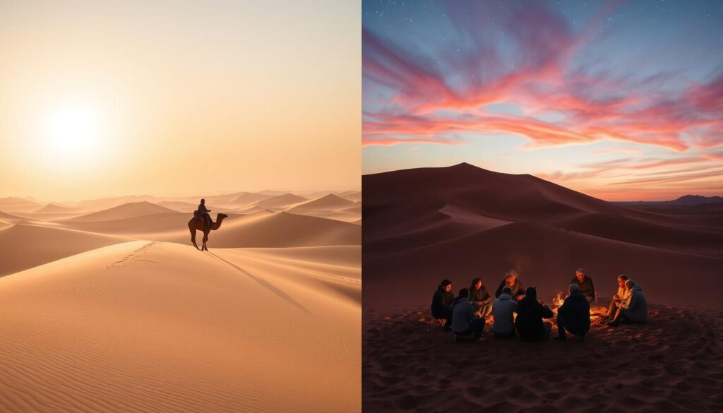 Which is better, morning or evening desert safari?