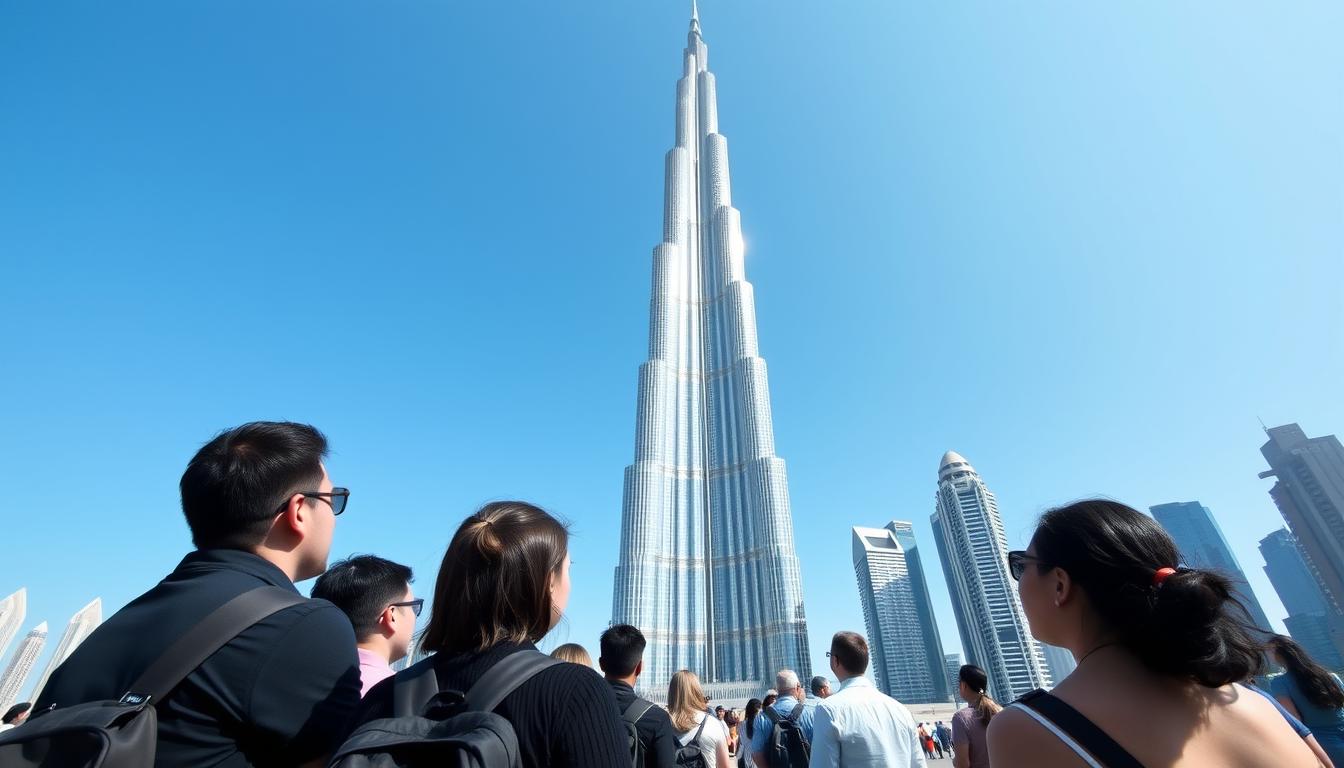 Who can go to 163 floors of Burj Khalifa?