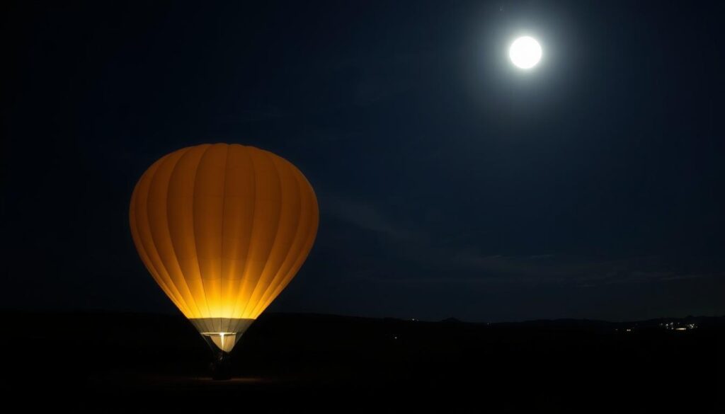 Why don t hot air balloons fly at night?