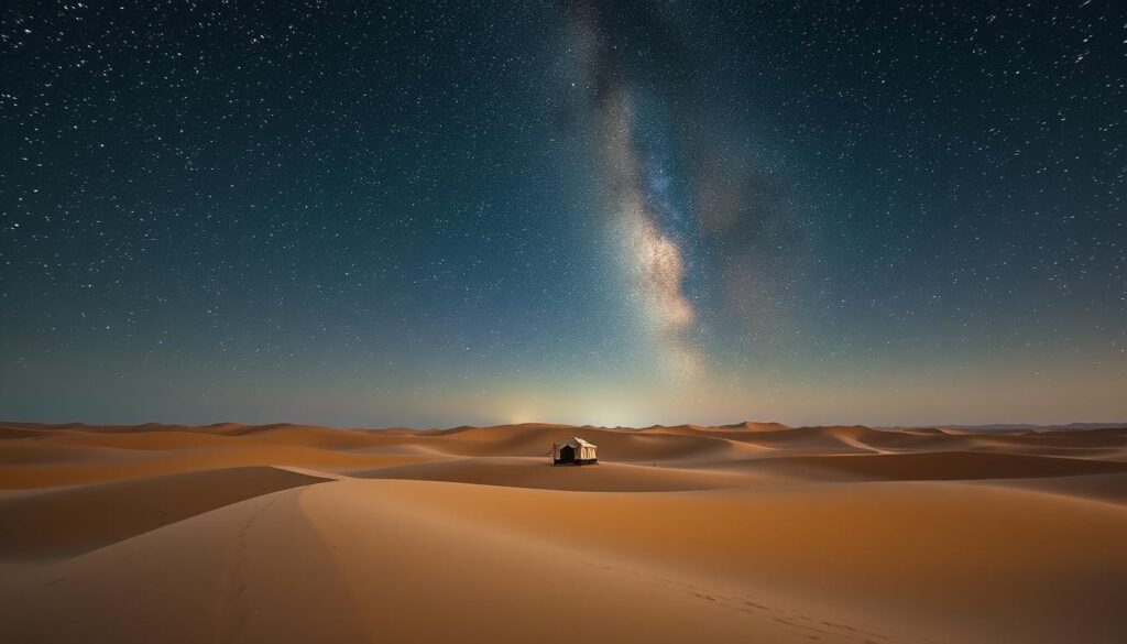 Starry Night Desert Photography Dubai