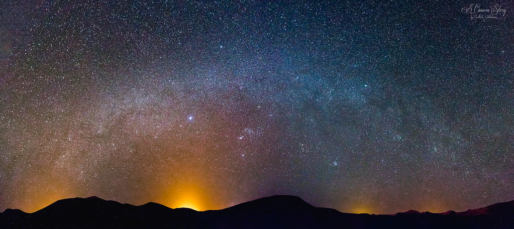 Stargazing during night desert safari Dubai