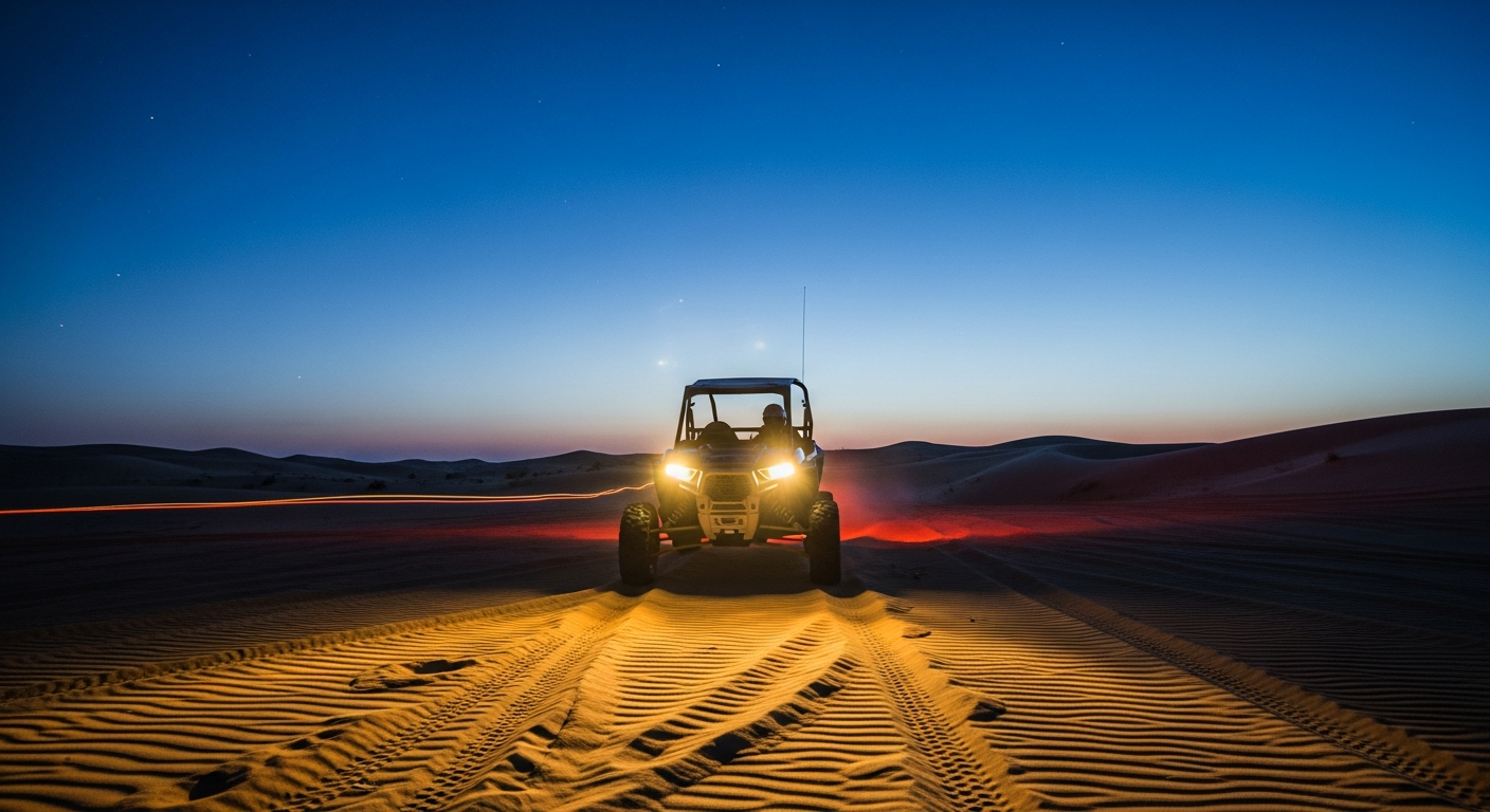 2 Hour Evening Dune Buggy Ride Dubai Blue Hour