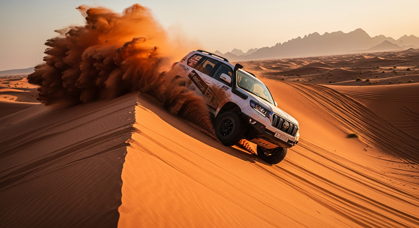 Dune bashing evening safari RAK