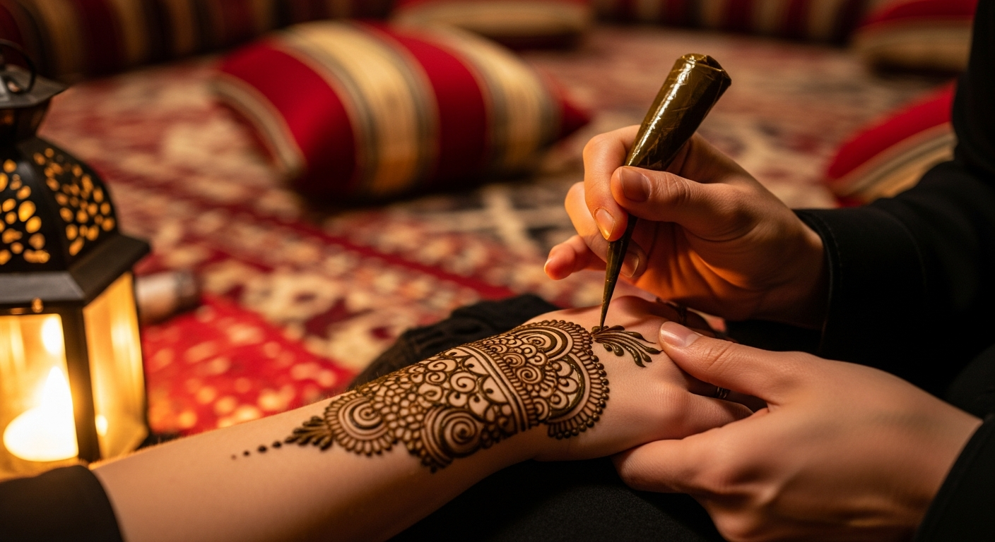 Henna painting RAK