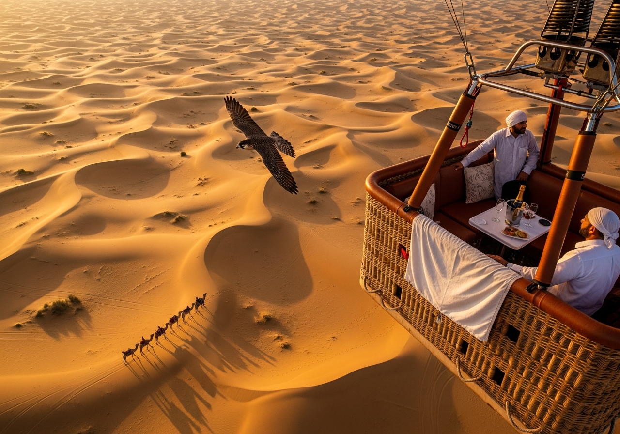 Premium VIP Hot Air Balloon Flight Dubai