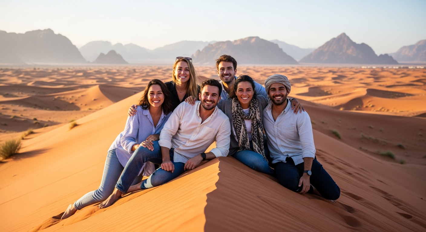 Group morning safari RAK