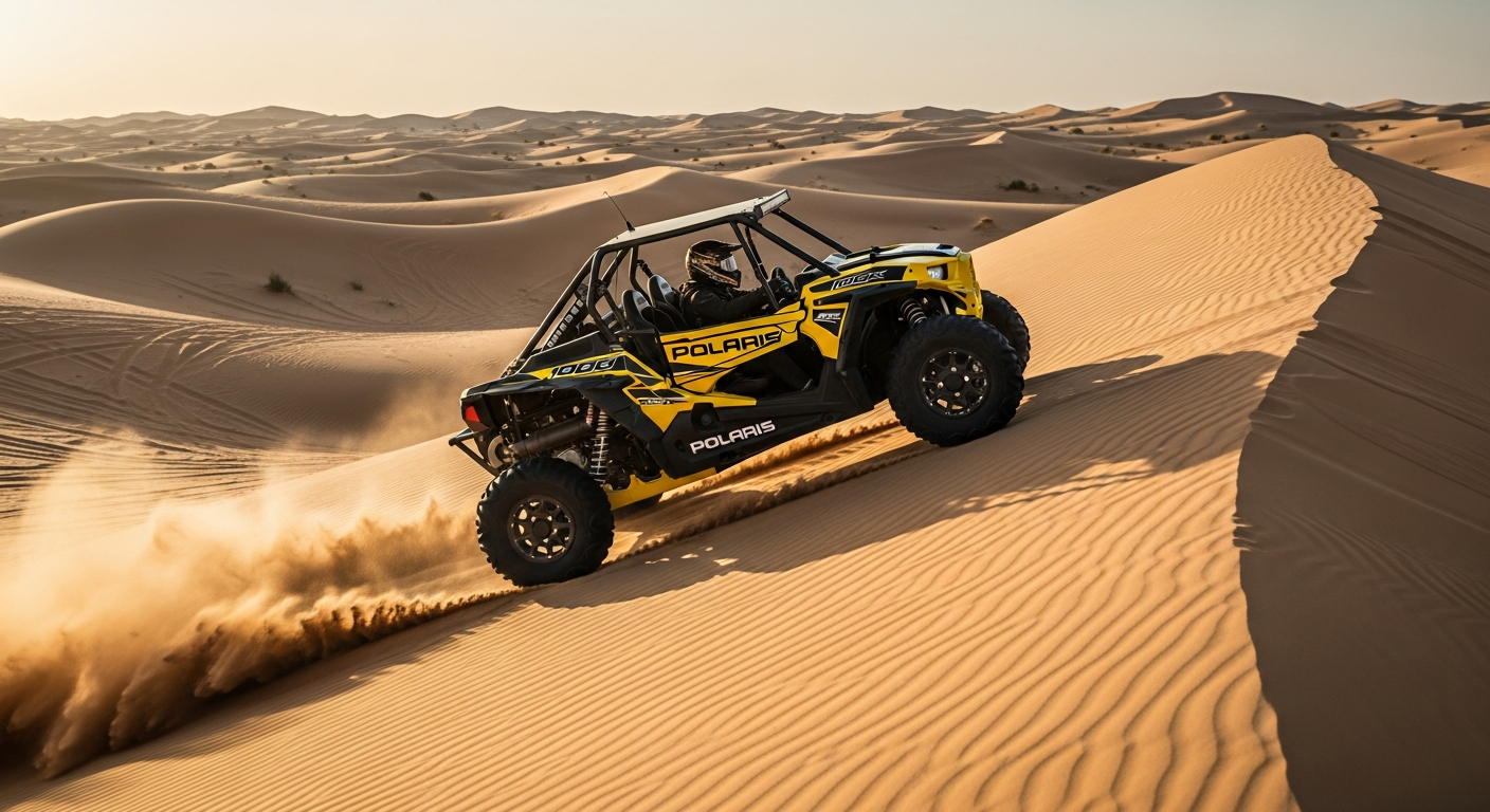 Polaris RZR 1000cc 1 Hour Desert Experience Dubai