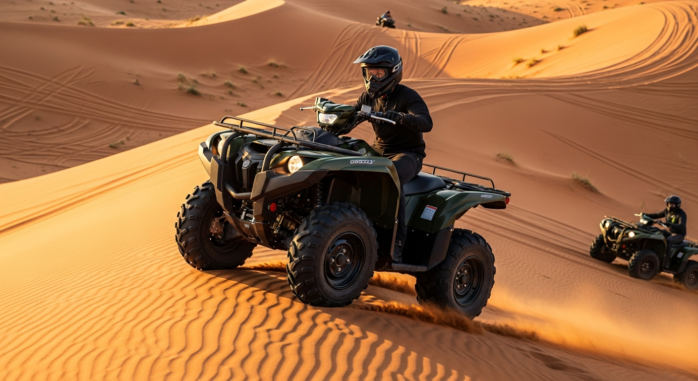 Yamaha Grizzly premium heavy-duty quad bike Dubai